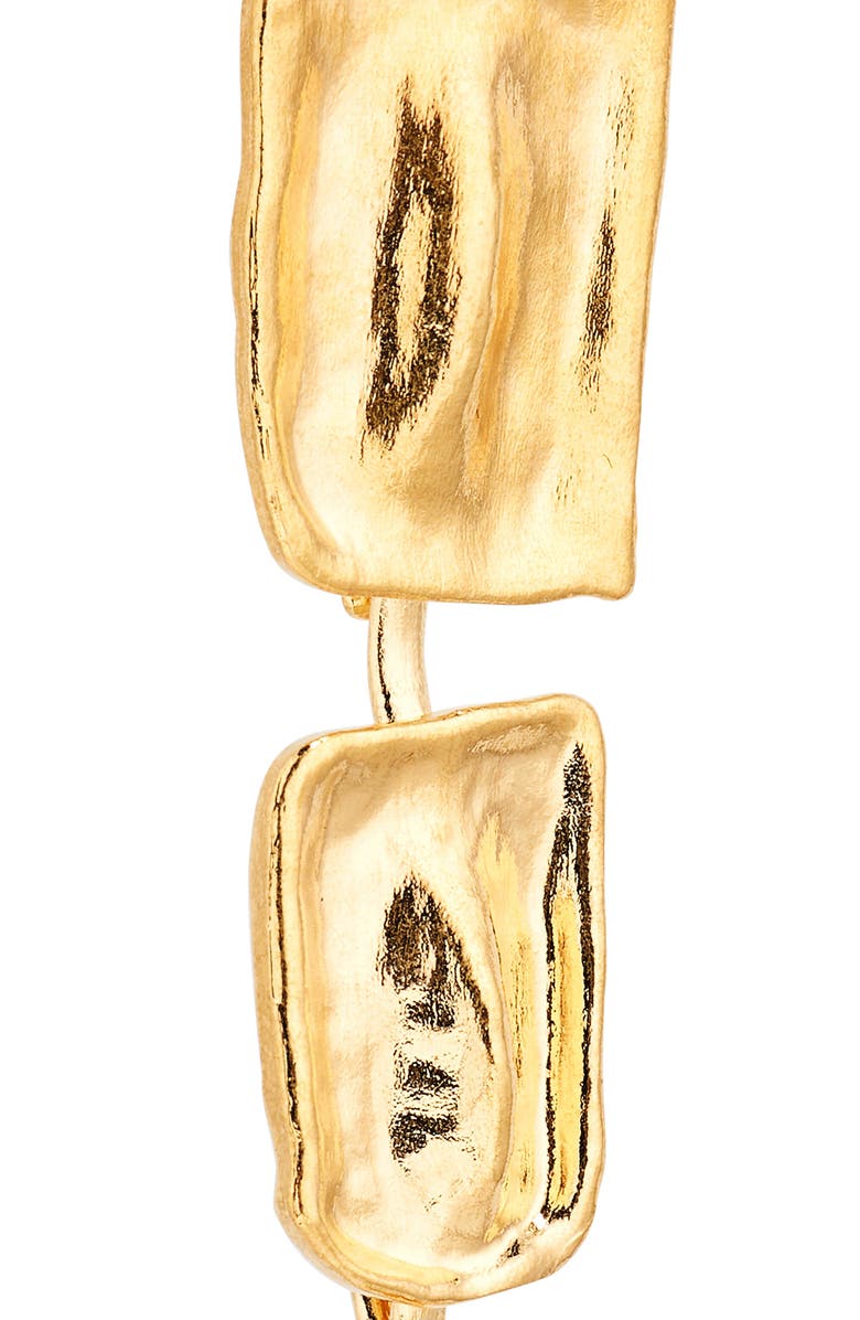 TOM FORD Croc Link Clip-On Drop Earrings, Alternate, color, 