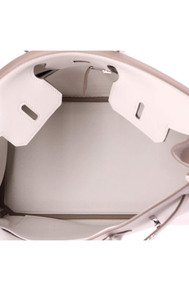 Pre-Owned Hermes Birkin Handbag Grey Swift with Palladium Hardware 25, Alternate, color, Gris Pale