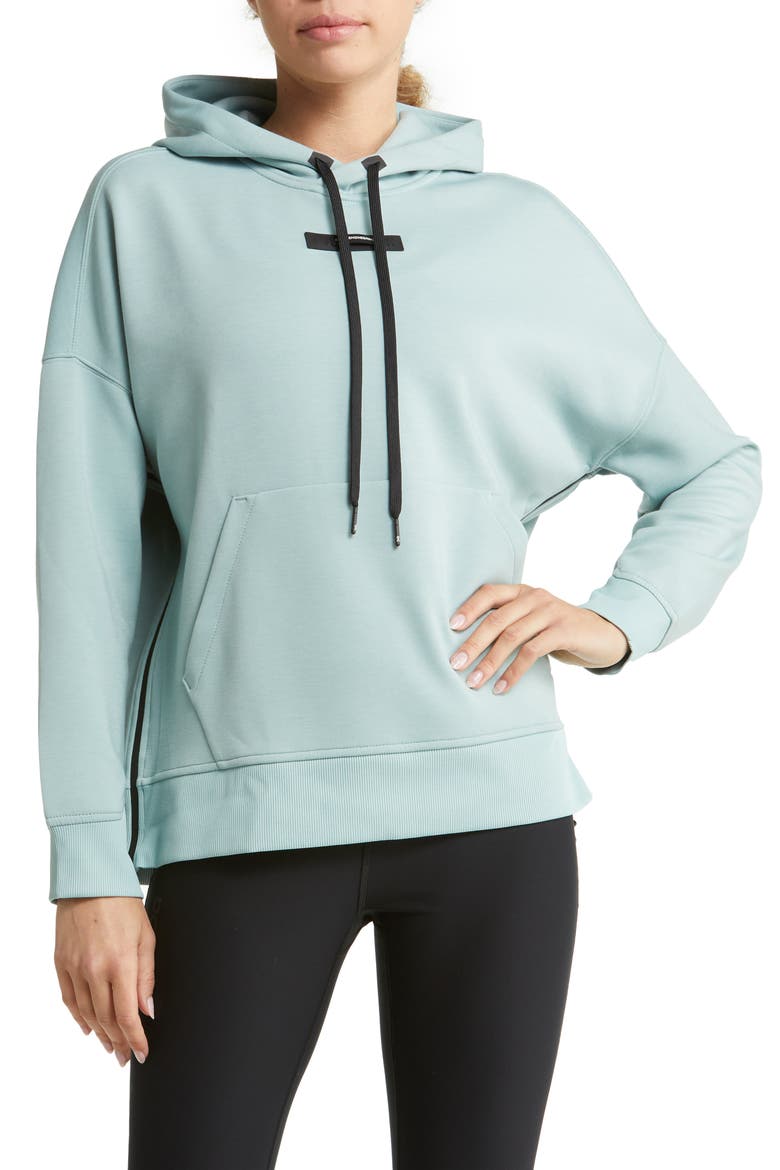 Recycled Polyester Blend Hoodie, Main, color, SEA