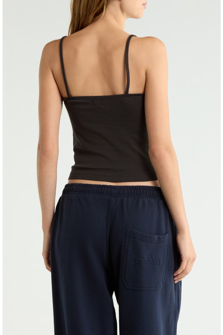 Chileno Bay Graphic Floral Camisole, Alternate, color, BLACK