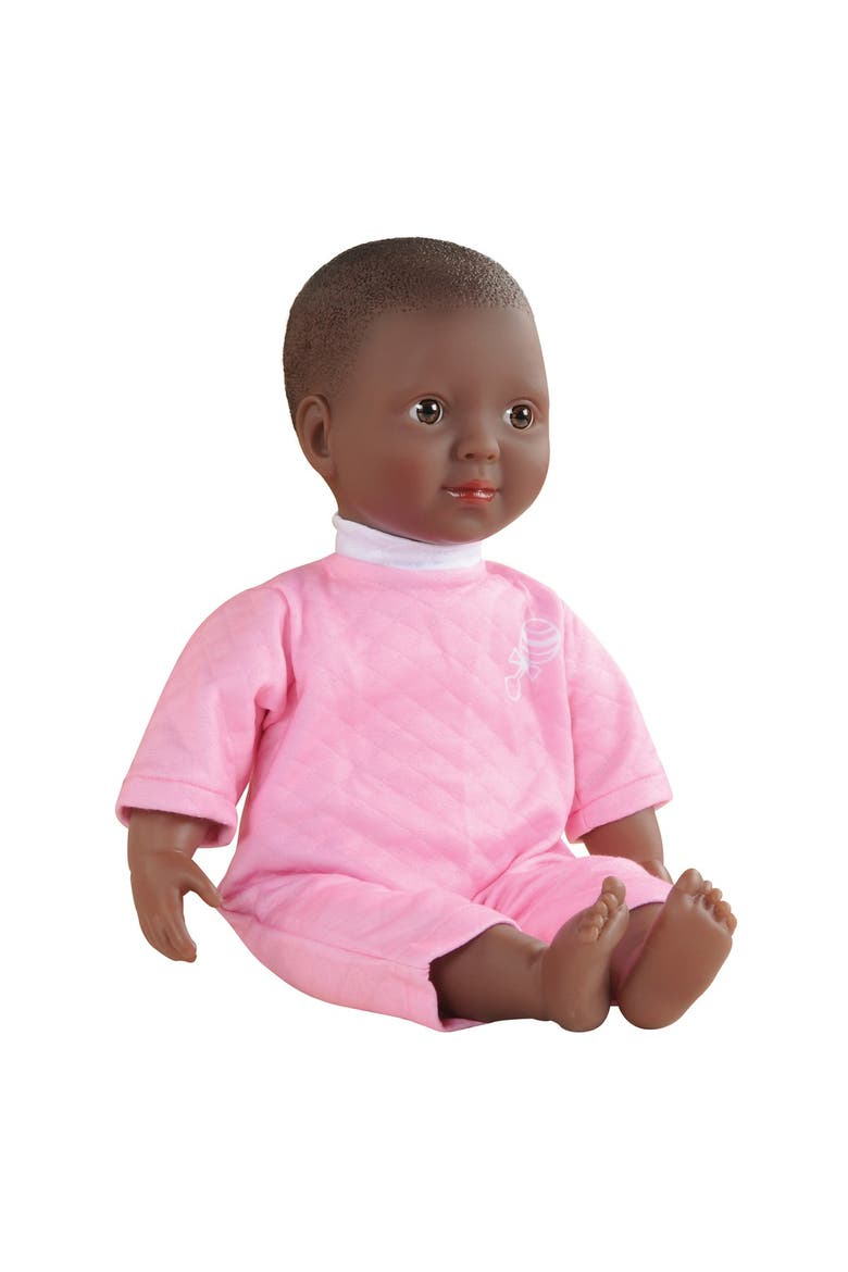 Soft Body 16" Doll with Blanket - African American, Alternate, color, Pink