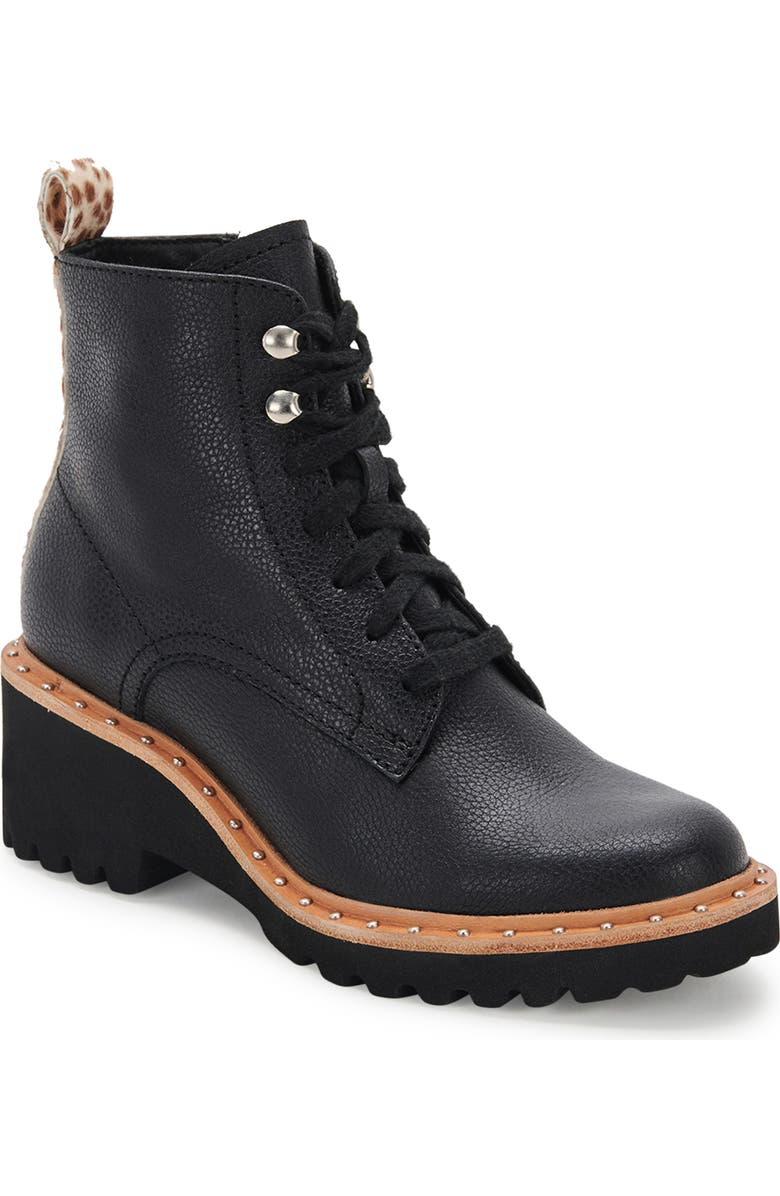 Dolce Vita Hinto Studded Lug Sole Bootie, Main, color,