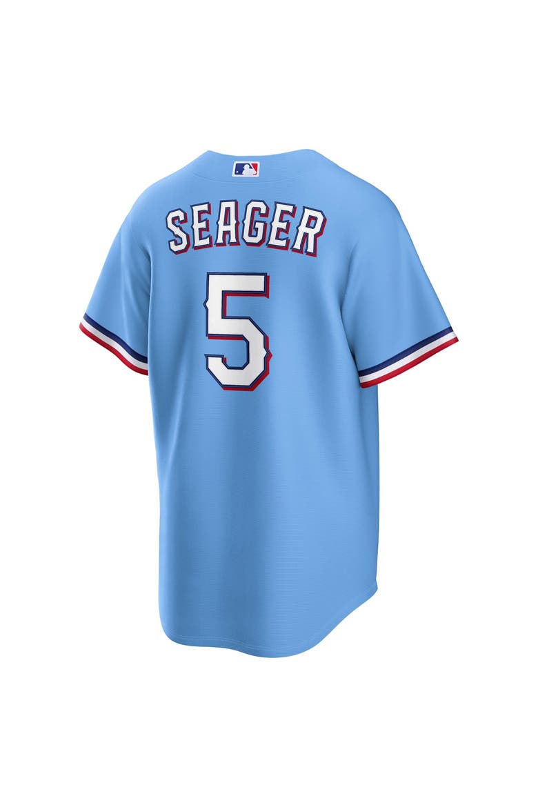 Men's Nike Corey Seager Light Blue Texas Rangers Alternate Replica Jersey, Alternate, color, Light Blue