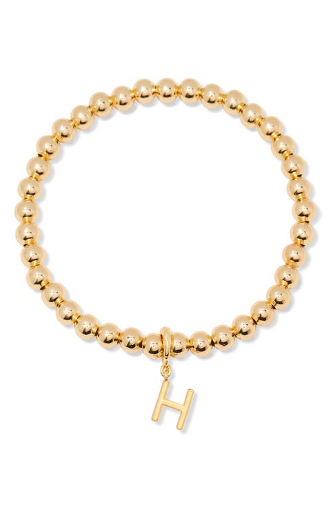 Makenna Initial Charm Bracelet