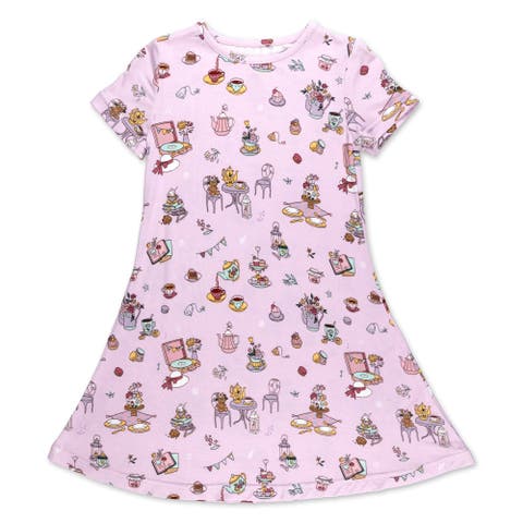 Kids' Tea Party Short Sleeve Dress