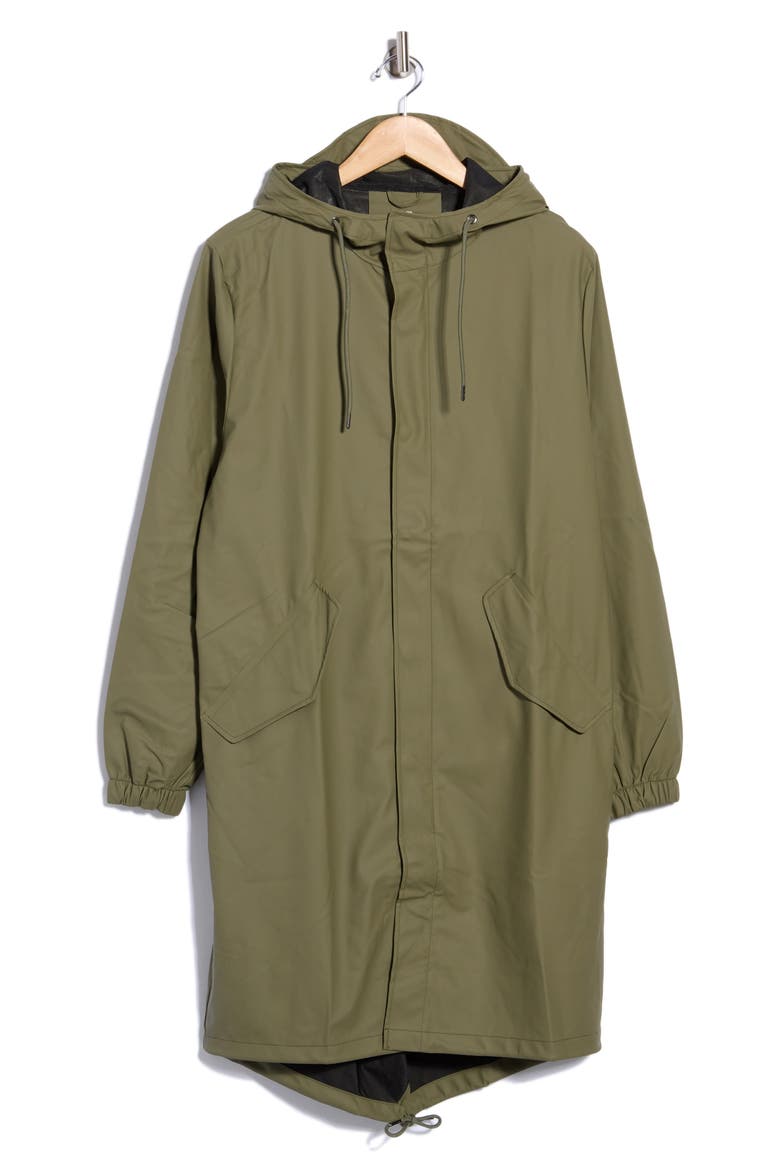 Waterproof Fishtail Parka, Main, color, MARSH