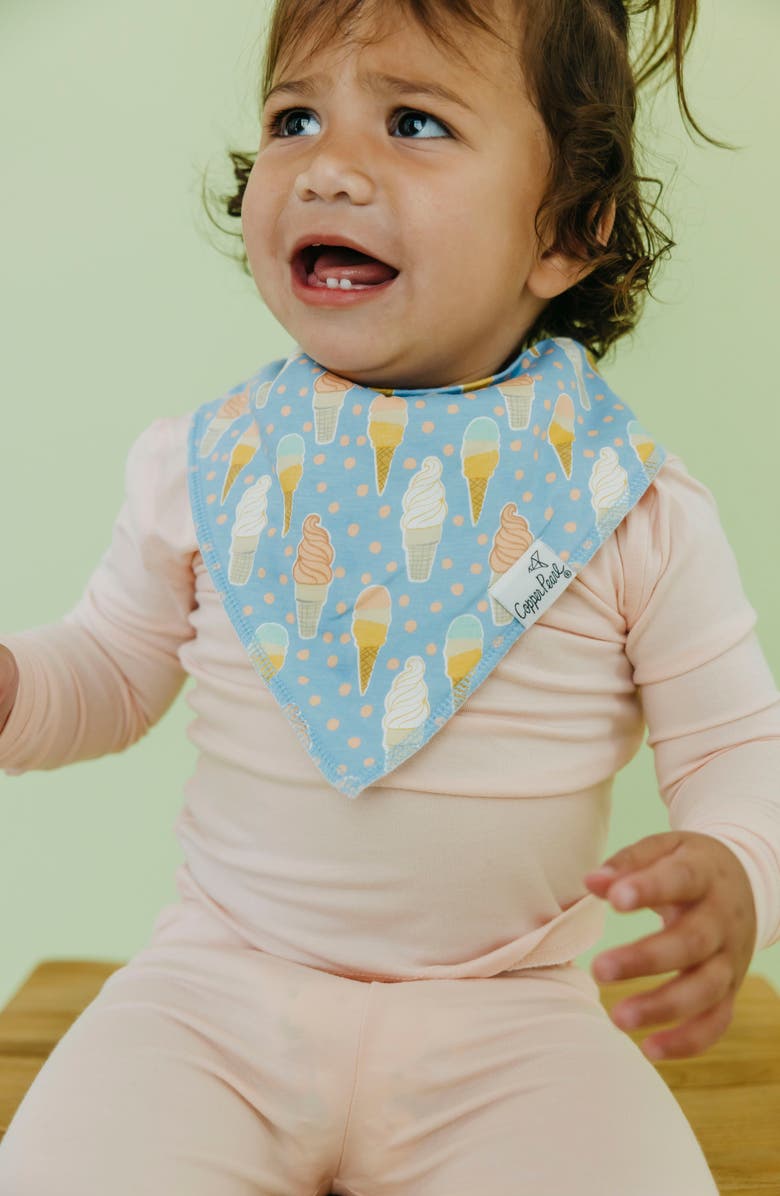 Copper Pearl 4-Pack Bandana Bibs, Alternate, color, Bailey