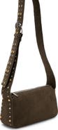MANGO Suede Stud Crossbody Bag