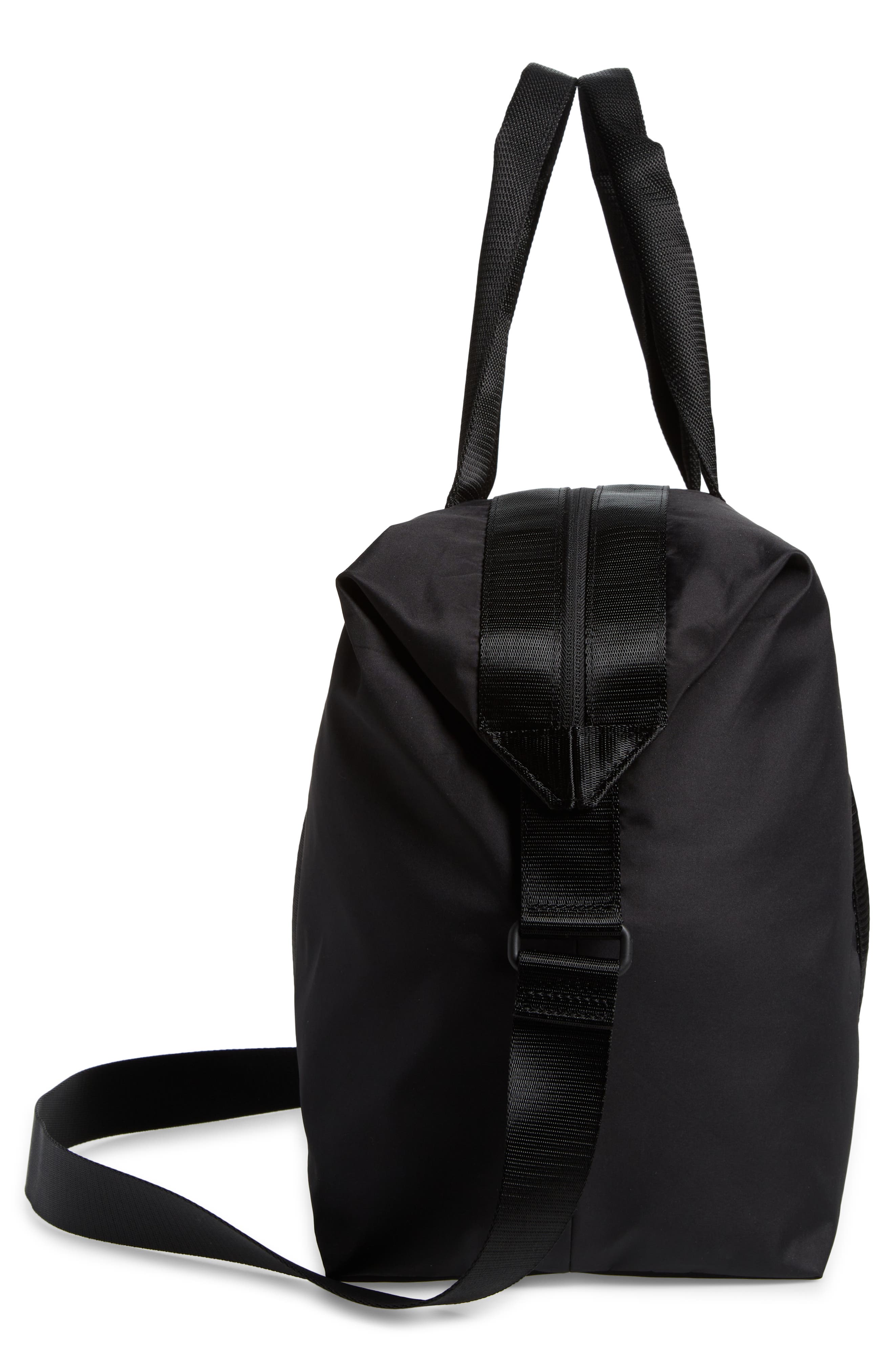 Ganni Recycled Tech Weekend Duffle Bag, Alternate, color, 