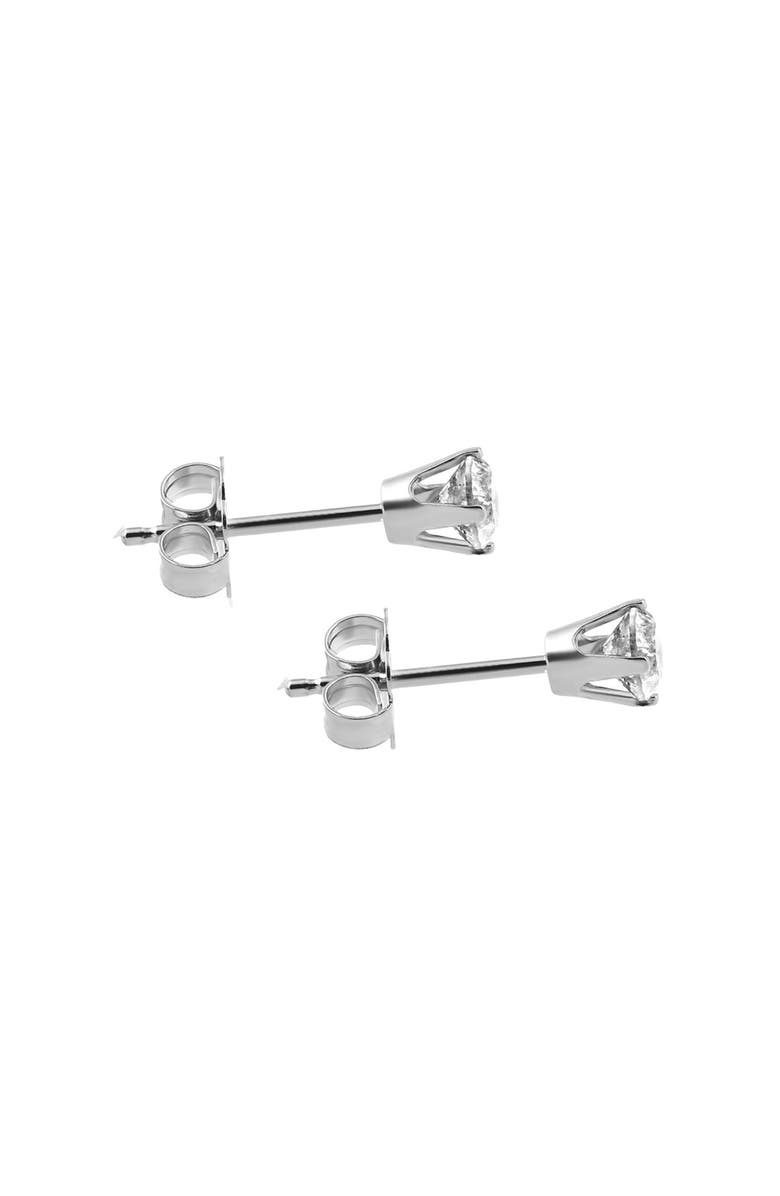 Bliss Diamond 1/4 Ct TW Small Diamond Studs 14k Gold Lab Grown, Alternate, color, 14K White Gold