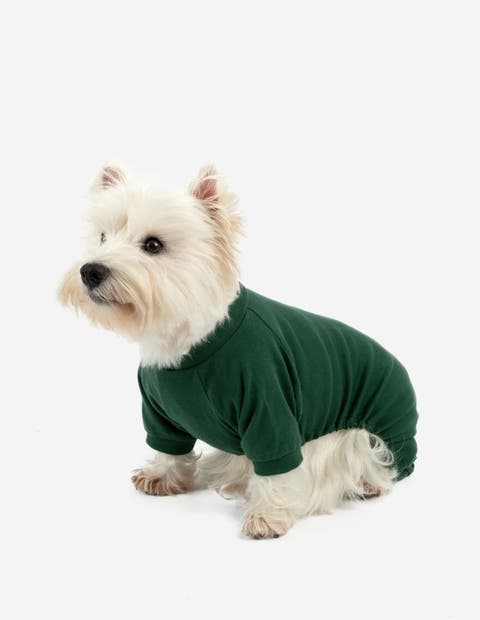 Dog Cotton Solid Matching Family Pajamas