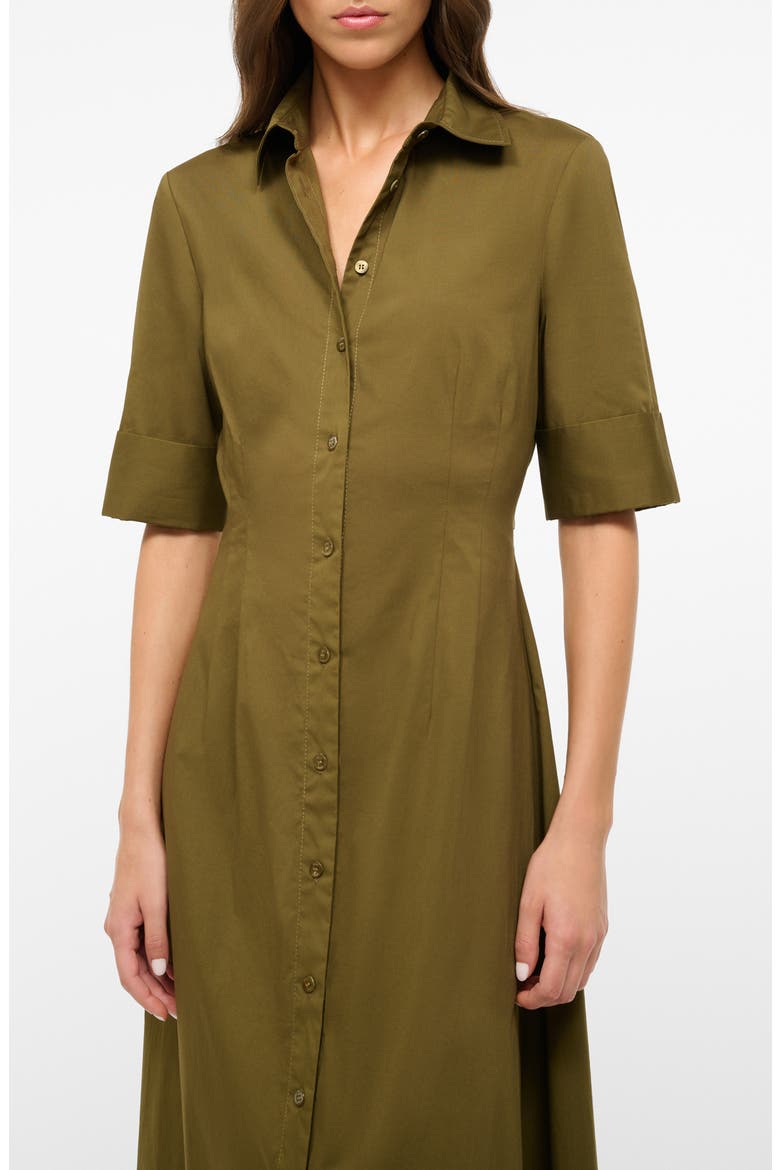 Joan Maxi Shirtdress, Alternate, color, SERGEANT GREEN