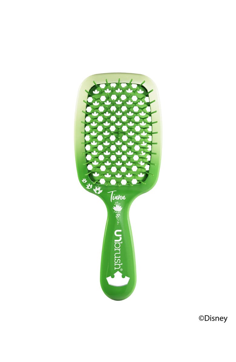 Luxury Brands LLC Unbrush Detangling Brush Disney Princess Collection, Main, color, Green