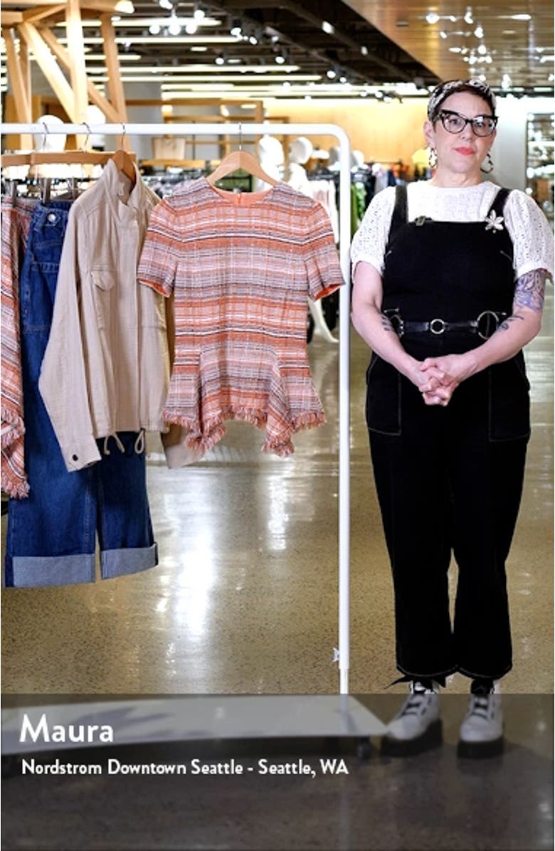 Tweed Peplum Top, sales video thumbnail