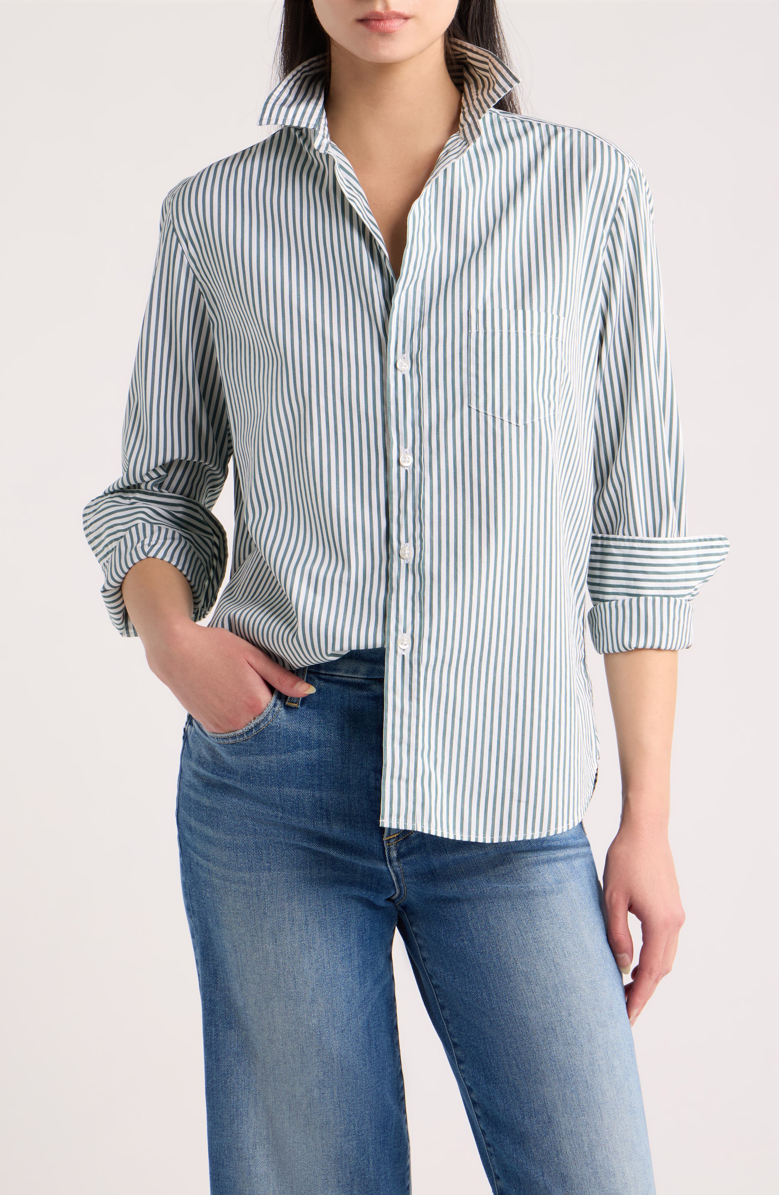 selected MULTI GREEN STRIPE