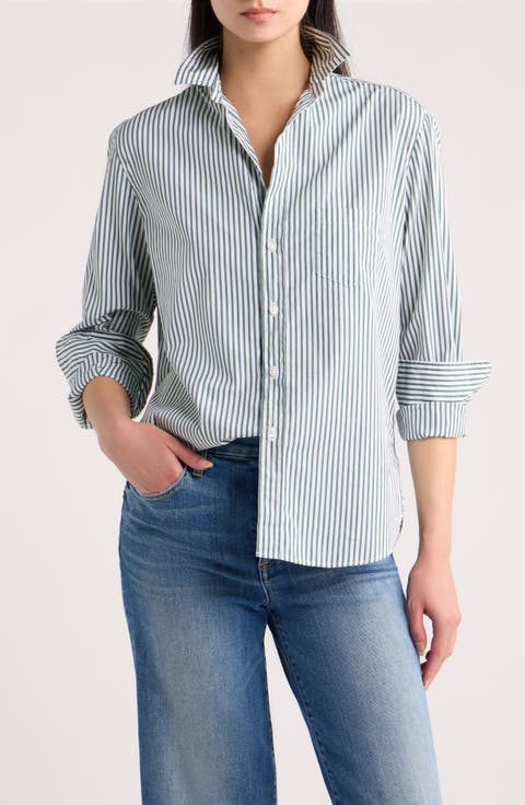 Eileen Relaxed Button-Up Flannel Shirt