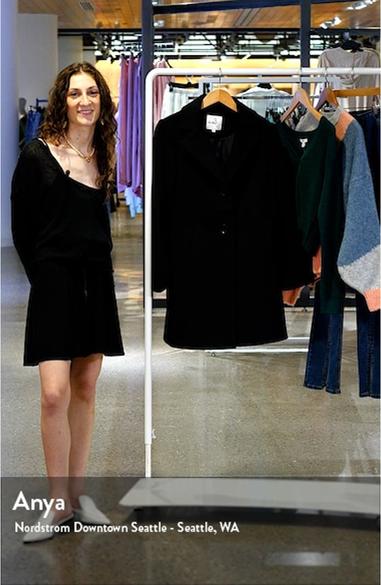 Women's Wool Blend Coat, sales video thumbnail