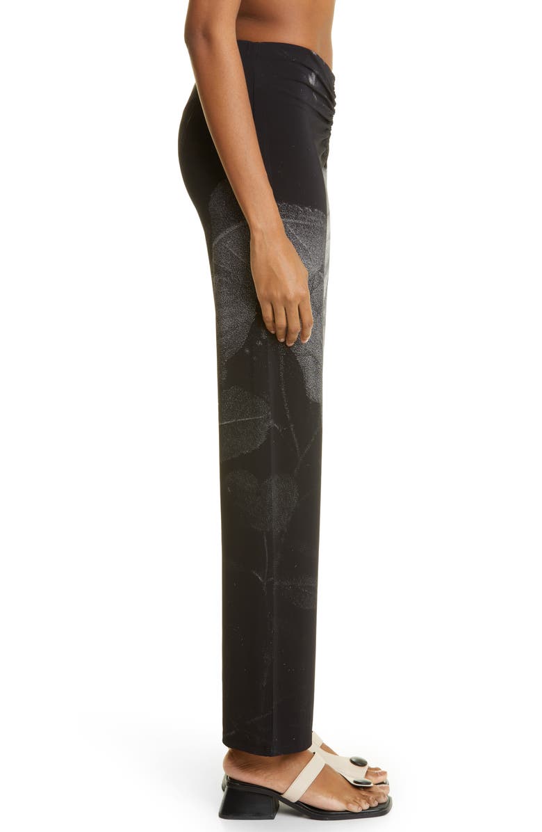 Paloma Wool Ysma Rose Print Ruched Pants, Alternate, color, 