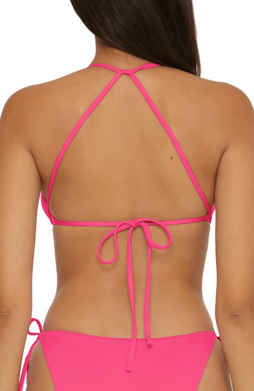 BECCA BECCA COLOR CODE WRAPAROUND TRIANGLE BIKINI TOP 