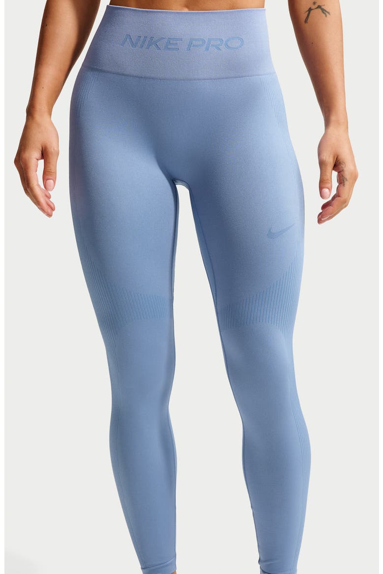 DRI-Fit Leggings, Alternate, color, WORK BLUE