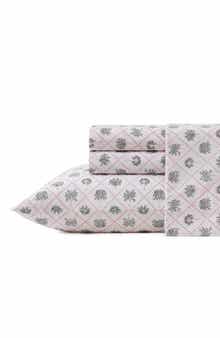 Tommy Bahama Palm Tree Trellis 200 Thread Count Cotton Percale Sheet Set