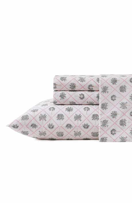 Tommy Bahama Palm Tree Trellis 200 Thread Count Cotton Percale Sheet Set