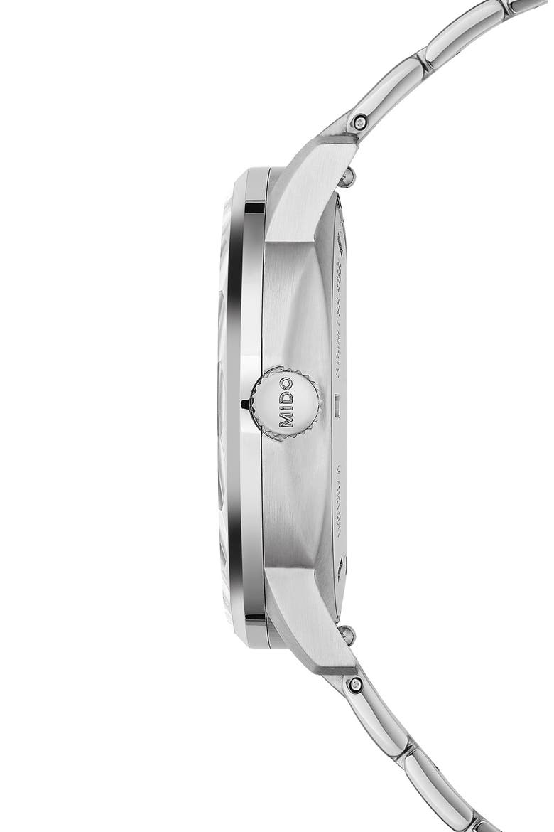 Commander Automatic Bracelet Watch, 35mm, Alternate, color, BLUE