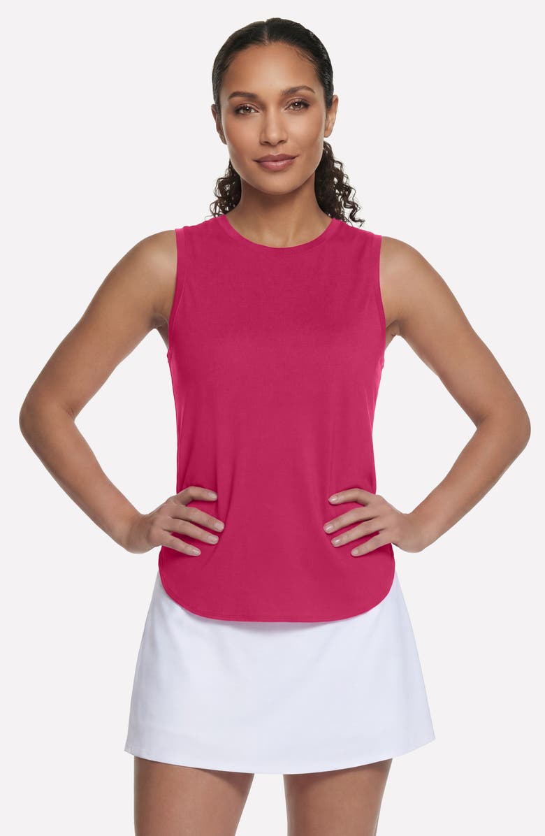 SKECHERS Godri Swift Tunic Tank, Alternate, color, Bright Peony