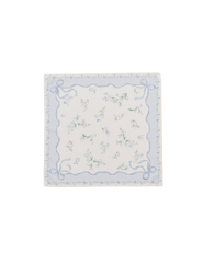 Fable England Bow & Floral Square Scarf