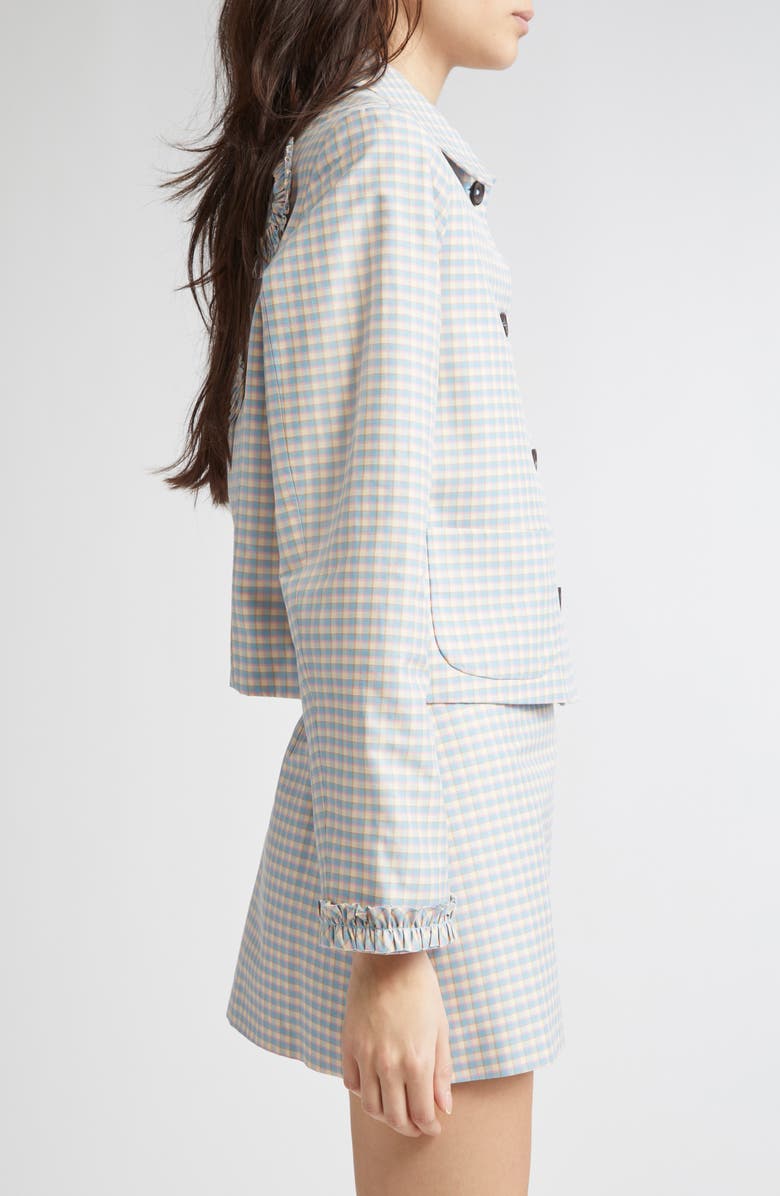 Sandy Liang Karube Gingham Jacket, Alternate, color, 