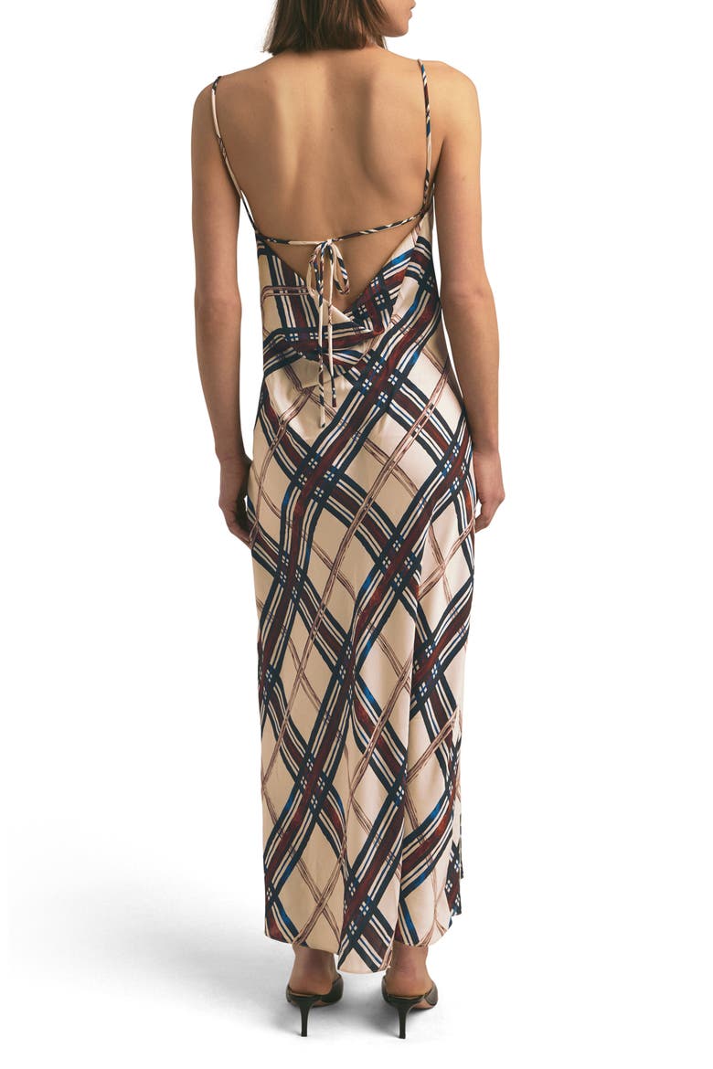 The Kaia Plaid Slipdress, Alternate, color, SANGRIA BLUSH PLAI