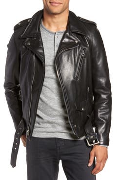 Veste Schott NYC Pour Homme – Doudoune Brillante Avec Capuche Fixe, épaulettes Matelassées Et Poches Zippées