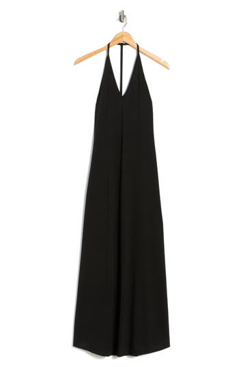 Go Couture Halter Maxi Dress In Black