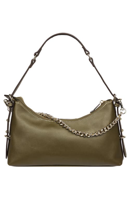 True Religion Belted Chain Strap Shoulder Bag In Green