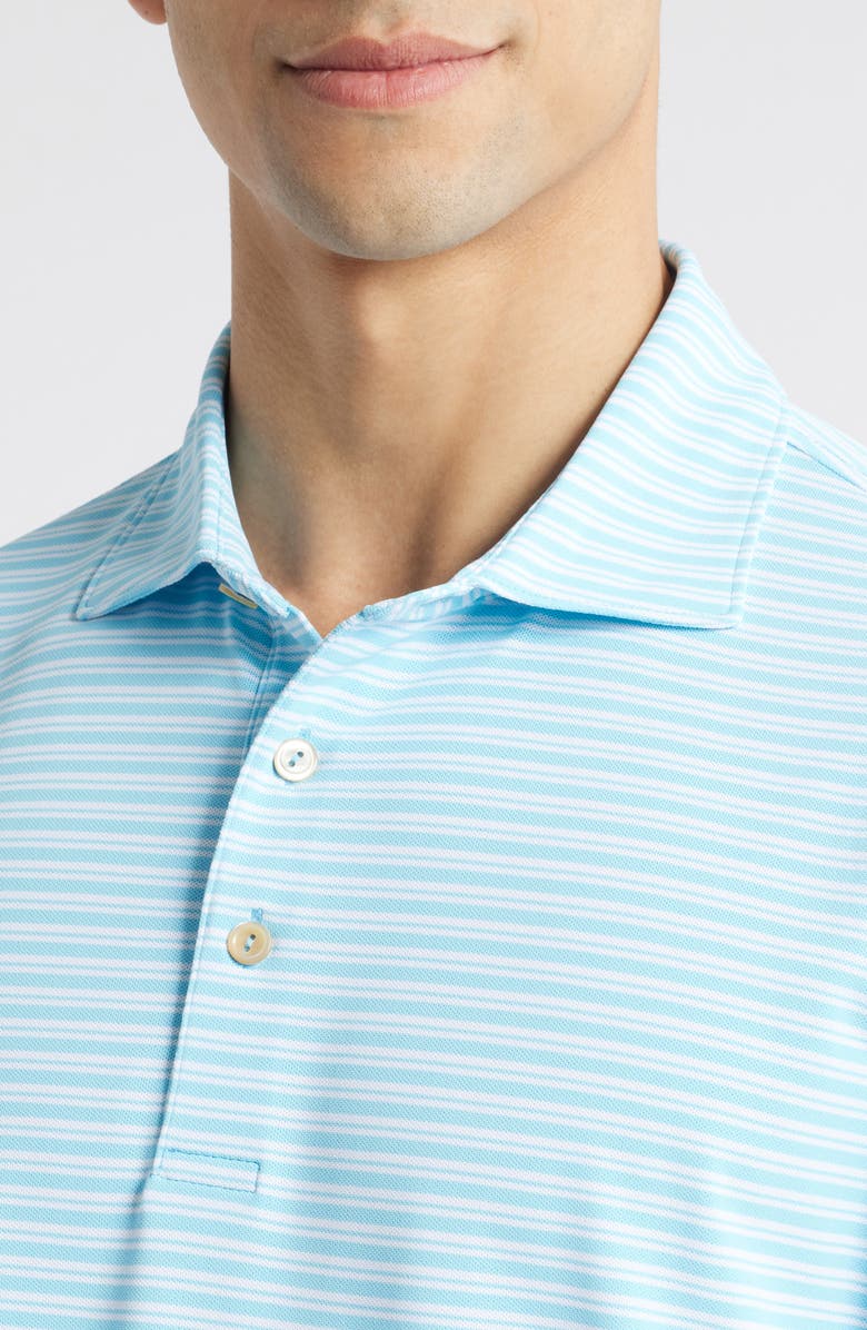Peter Millar Dellroy Performance Mesh Polo, Alternate, color, Maya Blue