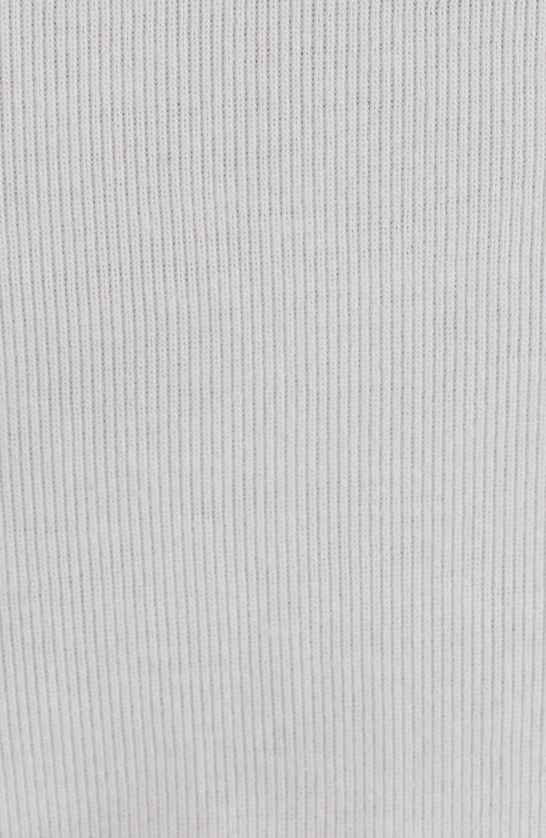 Courrèges Contrast Trim Knit Scuba Minidress, Alternate, color,