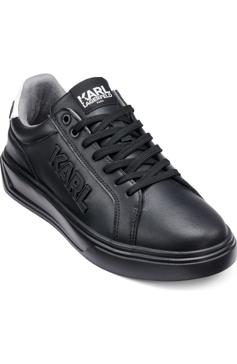 KARL LAGERFELD PARIS Side Karl Low Top Sneaker, Main, color, Black