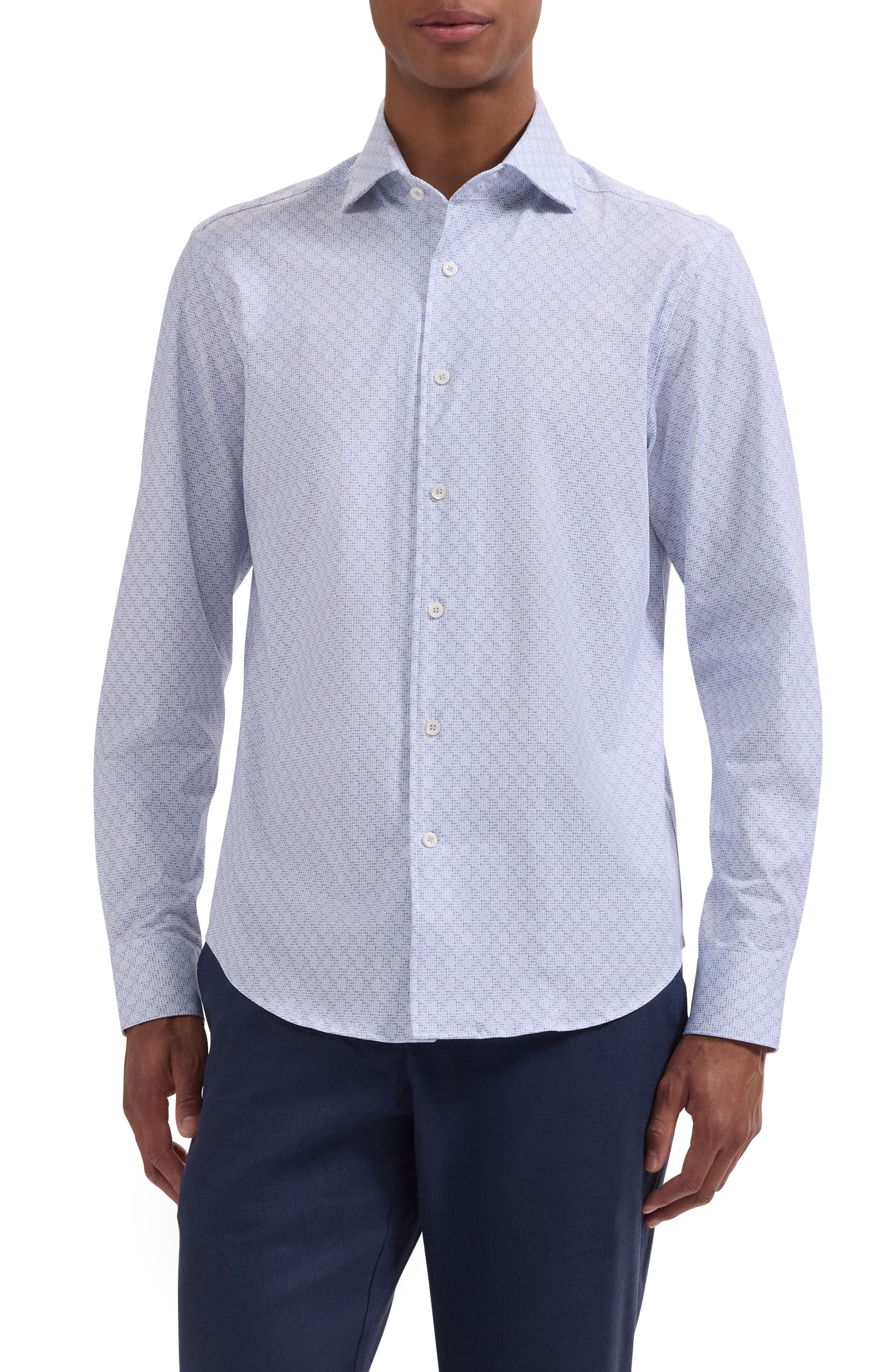 Devon OoohCotton Geo Print Button-Up Shirt