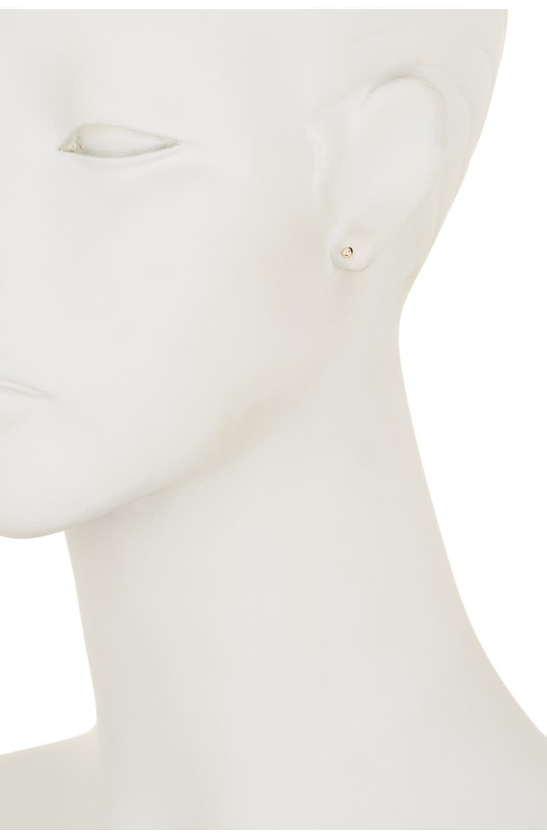 KARAT RUSH 14K Yellow Gold 3mm Ball Stud Earrings, Alternate, color, 