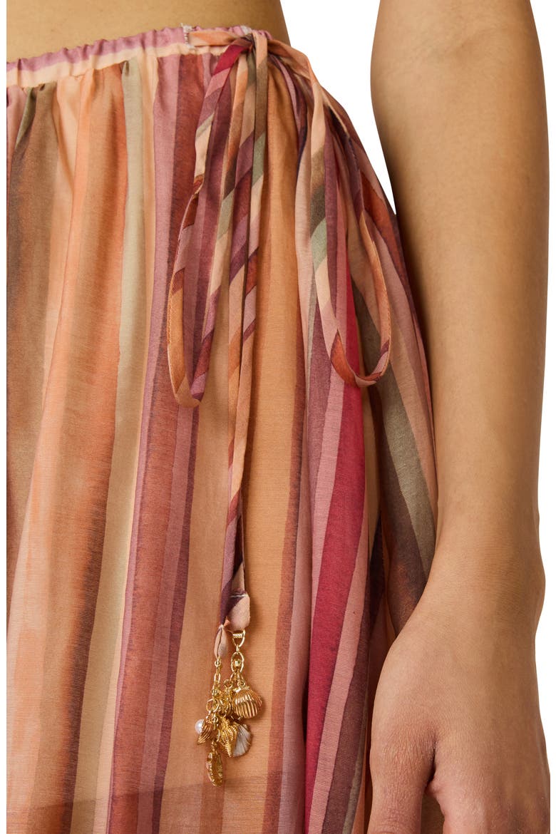 Shilloh Stripe Midi Skirt, Alternate, color, STRIPE MULTI