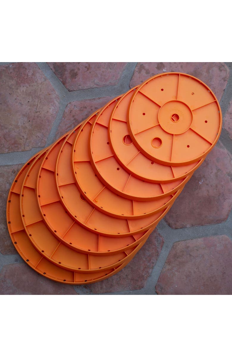 Bloem Ups a Daisy Round Planter Lift Insert 15 Inch, Orange, Alternate, color, Orange