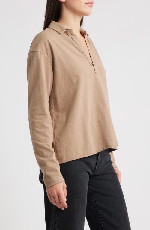 Frank & Eileen Patrick Popover Henley In Brown