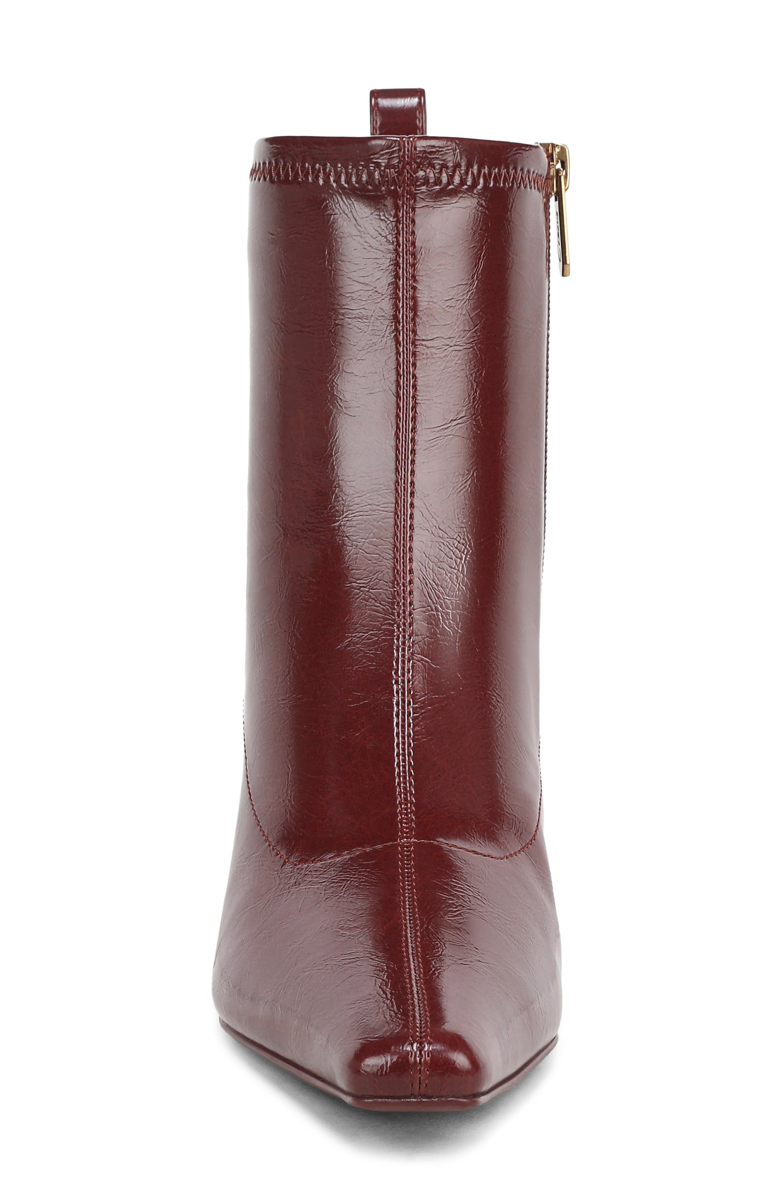 Ines Faux Leather Bootie, Alternate, color, DEEP PECAN