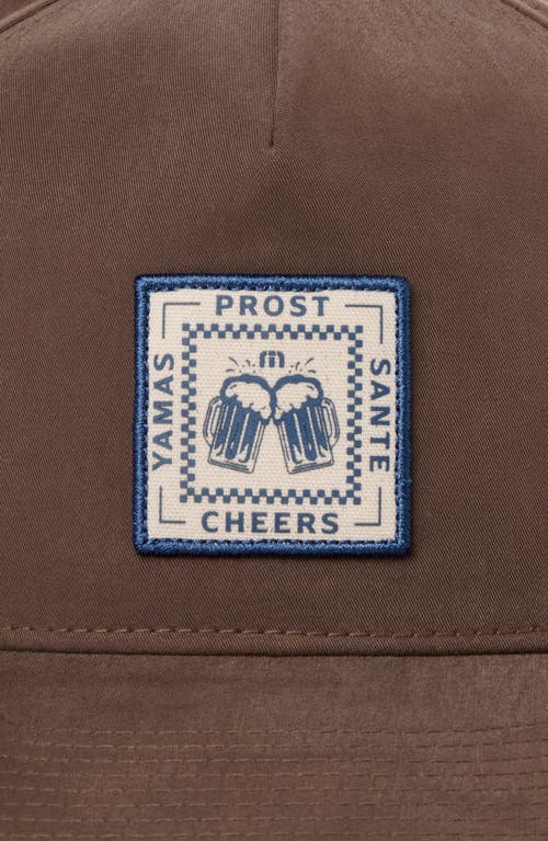 Travismathew Cheers Snapback Baseball Cap In Brown