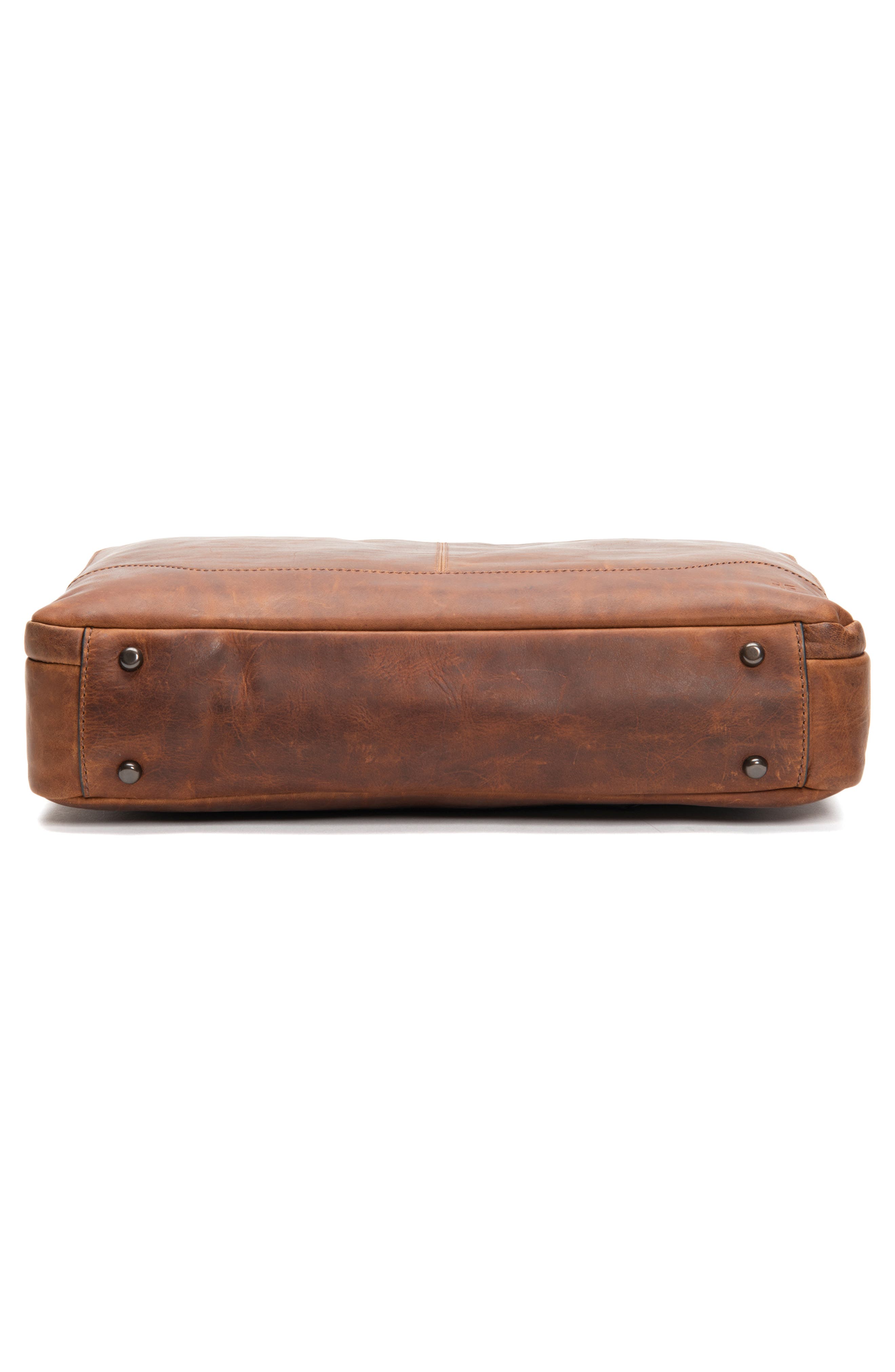 Logan Leather Briefcase, Alternate, color, COGNAC