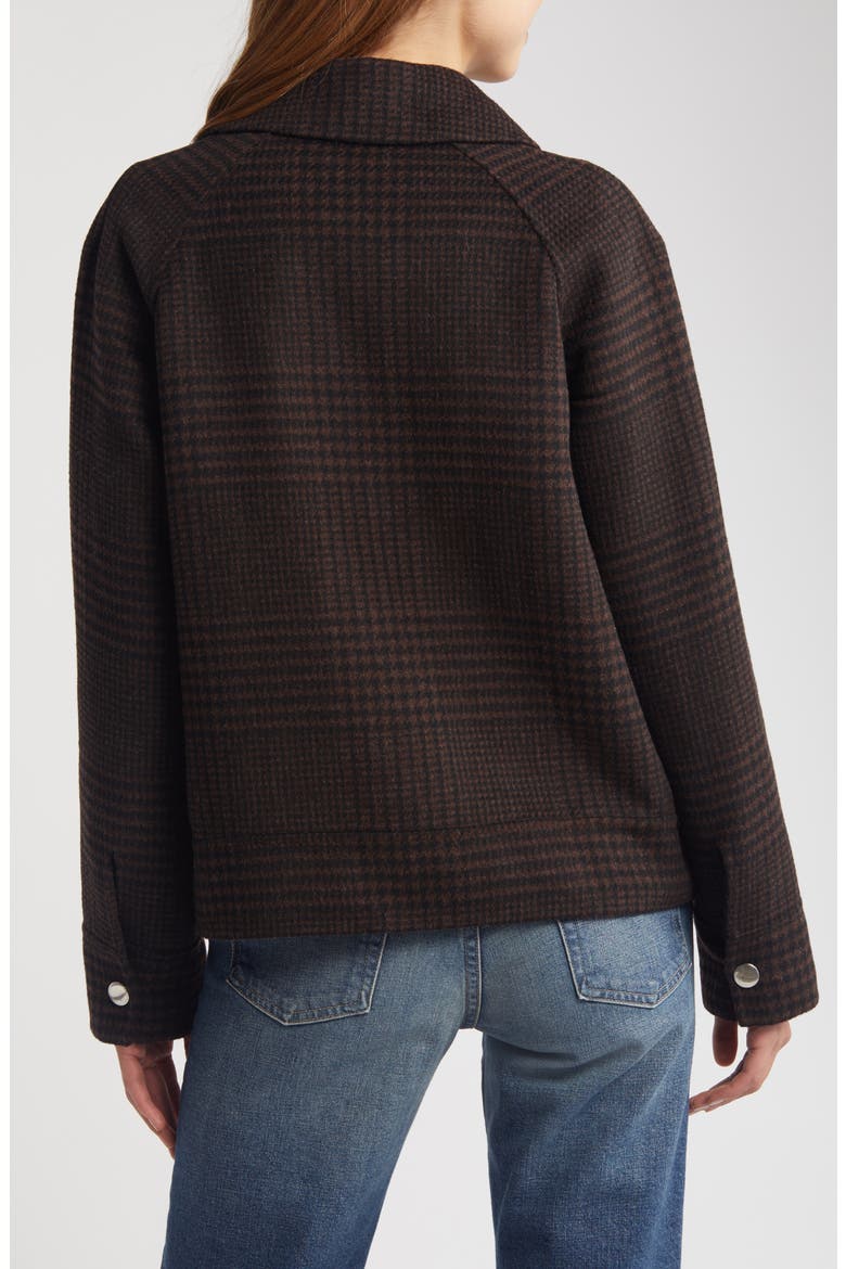 Cheyenne Houndstooth Zip Jacket, Alternate, color, ESPRESSO HOUNDSTOOTH