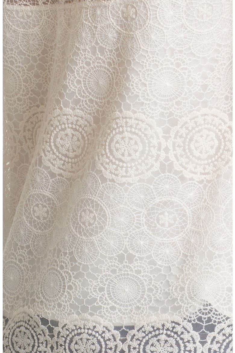 Jeans Vintage Lace Tee, Alternate, color, CREAM