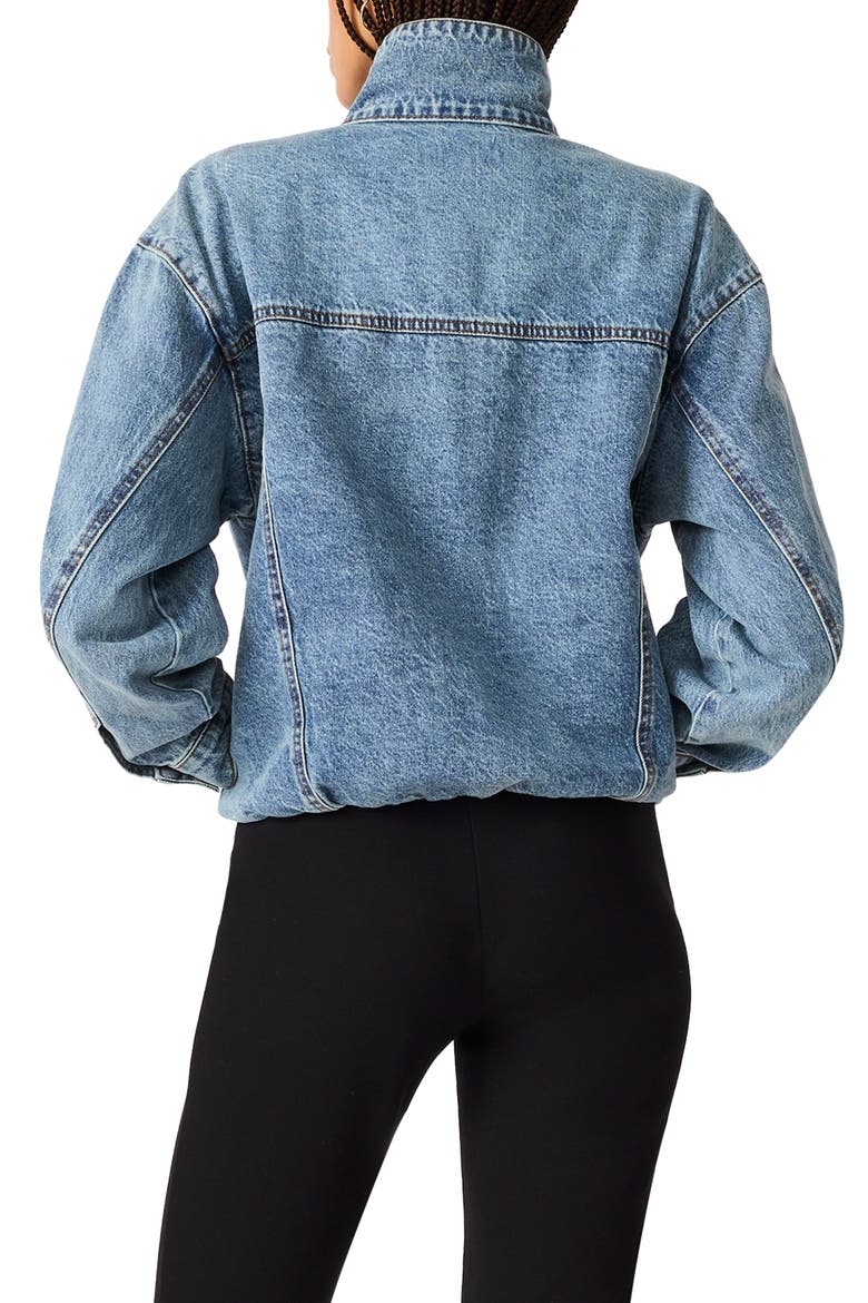 Allyson Cotton Denim Jacket, Alternate, color, IMPERIAL BLUE