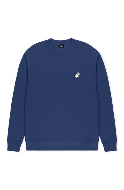 Ghost Relaxed Midweight Fleece Crewneck Sweatshirt