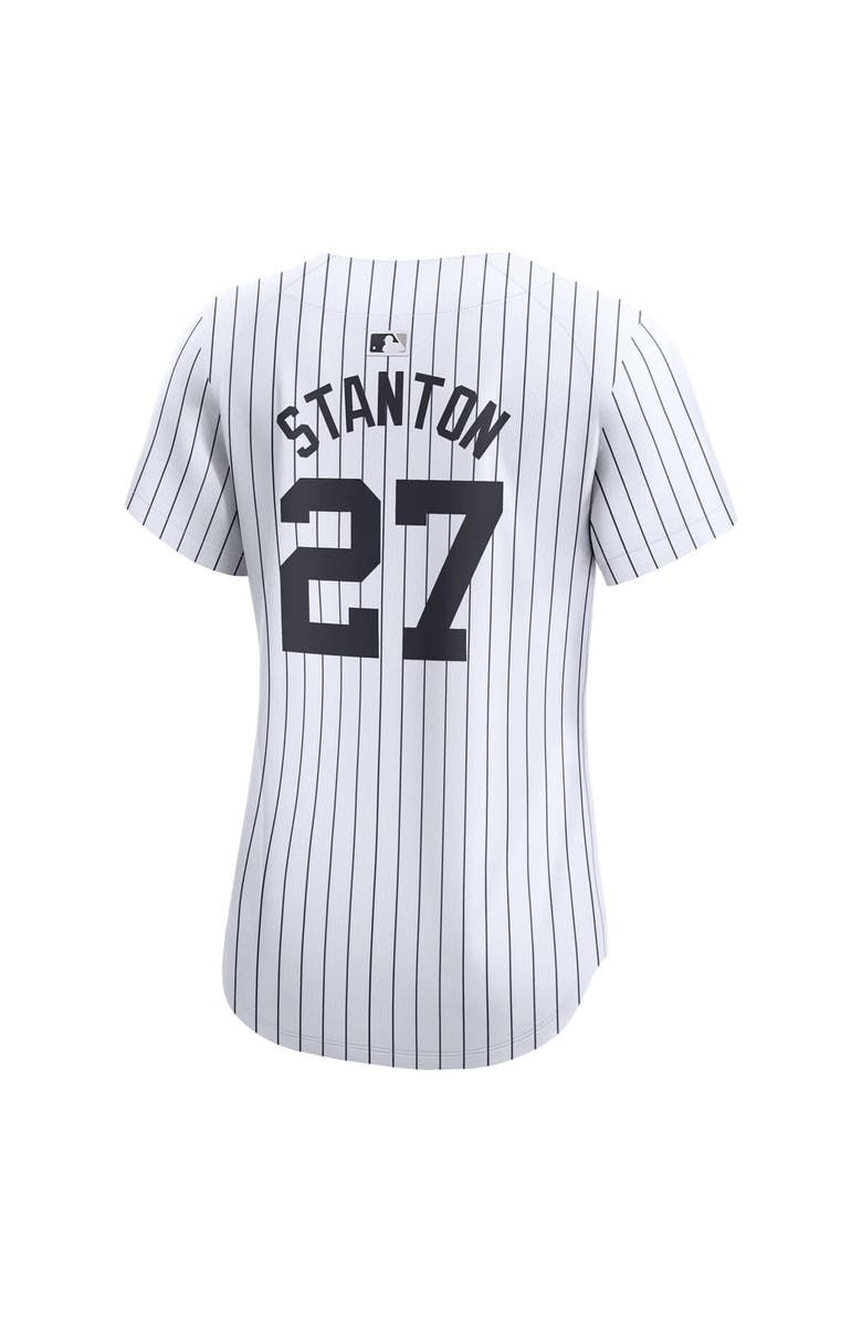 Nike Women's Nike Giancarlo Stanton White New York Yankees Home Limited Player Jersey, Alternate, color, White